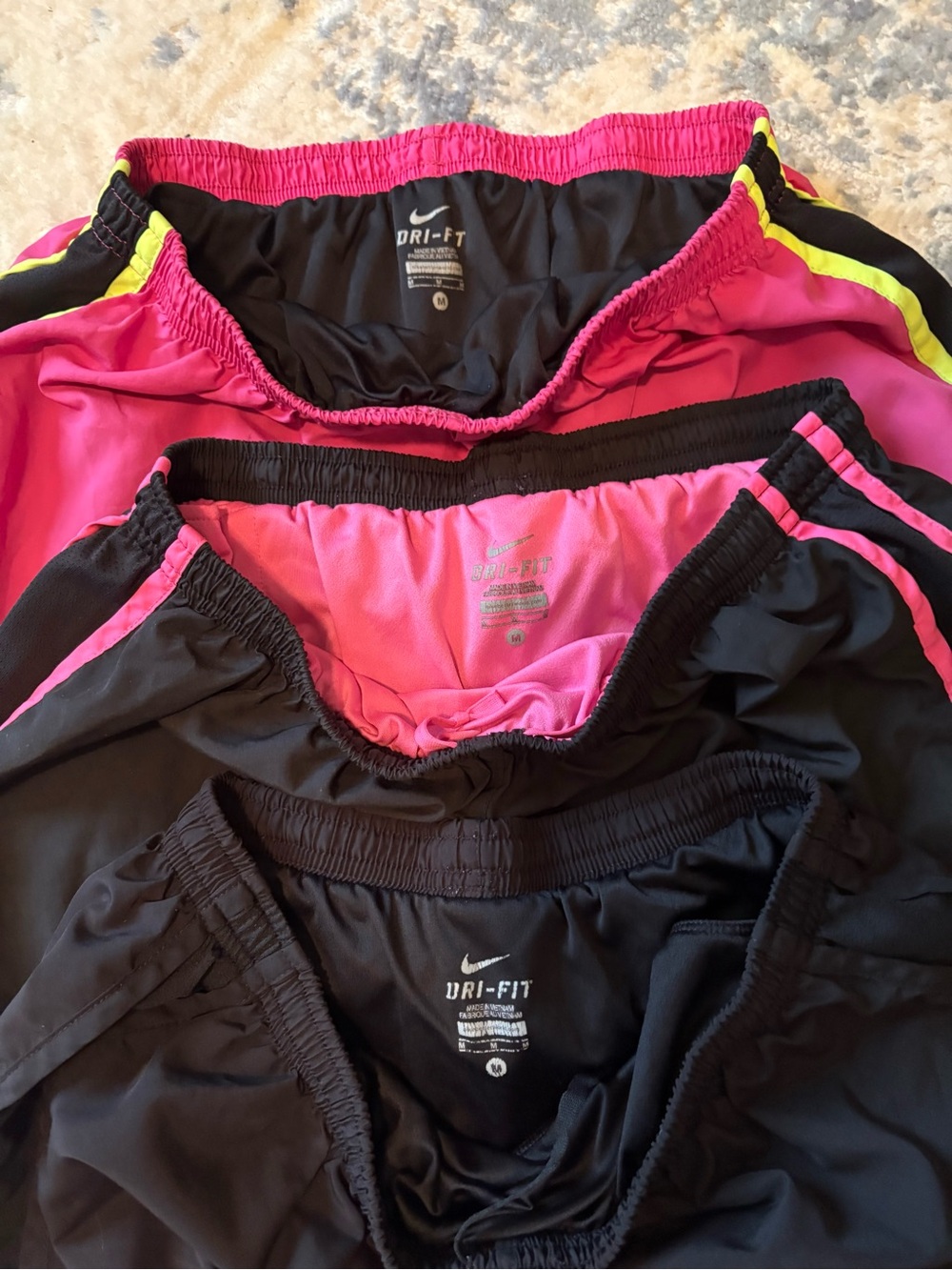 Nike Womens running athletic shorts. Bundle of 3 - Picture 3 of 9